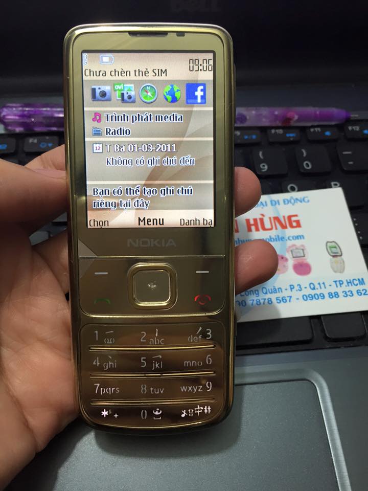 Điện thoại Nokia 6700 gold chính hãng 